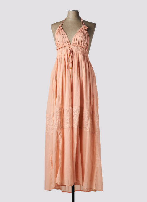 Rochie lungă roz LARA-ETHNICS femeie