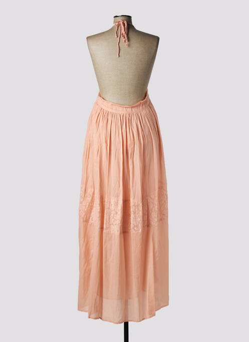 Rochie lungă roz LARA-ETHNICS femeie