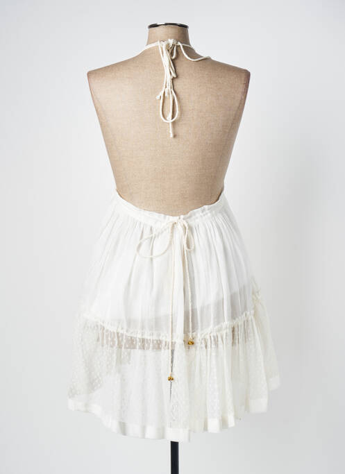 Top alb LARA-ETHNICS femeie