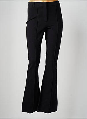 Pantalon evazat elasticitate mărime normală negru VAN-DOS femeie