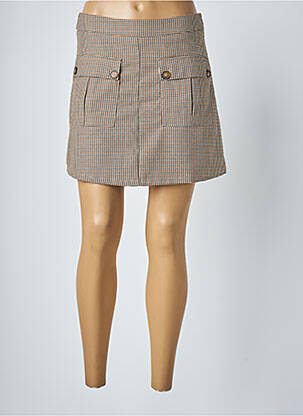 Fustă scurtă bej LA PETITE ETOILE femeie