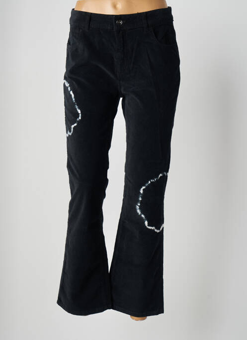 Pantalon drept negru LAUREN VIDAL femeie