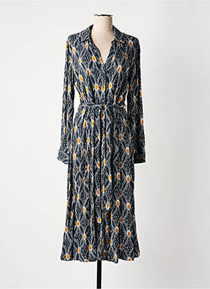 Rochie lungă mâneci lungi mâneci lungi gri STELLA FOREST femeie