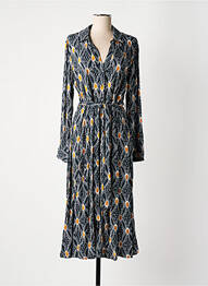Rochie lungă mâneci lungi mâneci lungi gri STELLA FOREST femeie