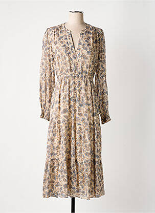 Rochie midi bej GERARD DAREL femeie