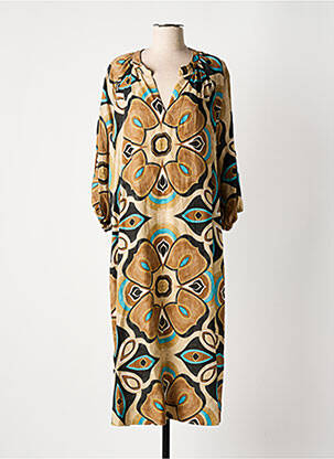 Rochie lungă bej STELLA FOREST femeie