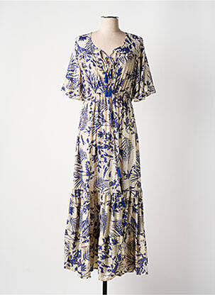 Rochie lungă albastru PURPLE QUEEN femeie