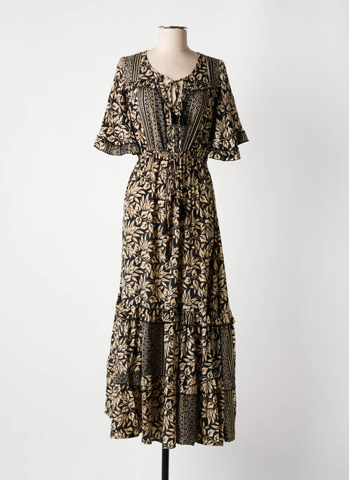 Rochie lungă negru PURPLE QUEEN femeie