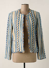 Jachete elegante guler rotund albastru GERARD DAREL femme