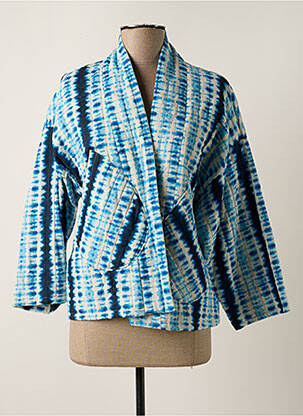 Jachete kimono mâneci lungi albastru JOHANNA PARIS femeie