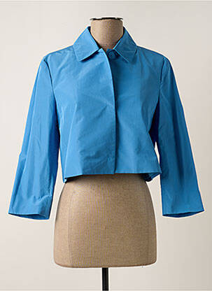 Cămașă croială dreaptă mâneci 3/4 albastru WEEKEND MAXMARA femeie