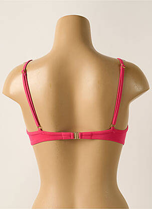 Sutien de costum de baie elasticitate top sutien modelat roz KIWI femeie