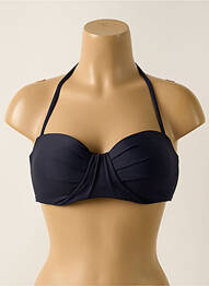 Sutien de costum de baie elasticitate top bentiță albastru YSABEL MORA femme