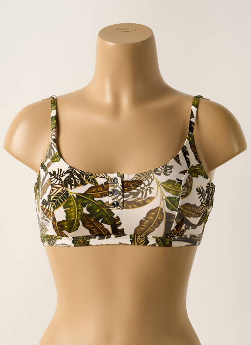 Sutien de costum de baie bej KIWI femeie