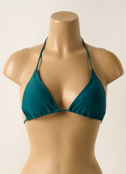 Sutien de costum de baie elasticitate sutien cu susținere înaltă și burete detașabil verde SUN PROJECT femme