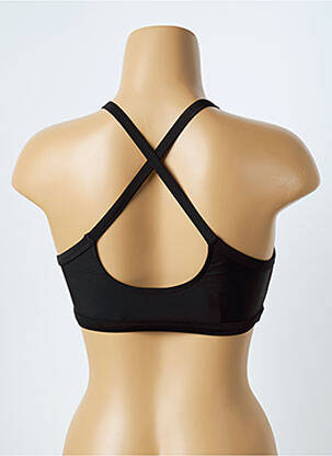 Sutien de costum de baie elasticitate top sutien tip racerback negru PIHA femeie