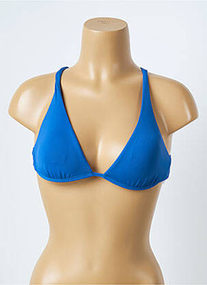 Sutien de costum de baie elasticitate sutien cupe întregi cu decolteu înalt albastru SEAFOLLY femeie