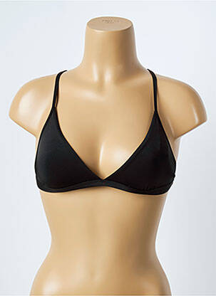 Sutien de costum de baie elasticitate top triunghiuri negru SEAFOLLY femeie