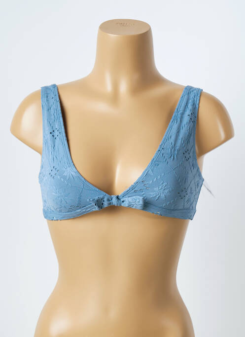 Sutien de costum de baie albastru BEACHLIFE fată