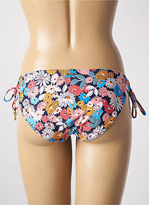 Chiloți de baie imprimeu floral bikini albastru CYELL femeie