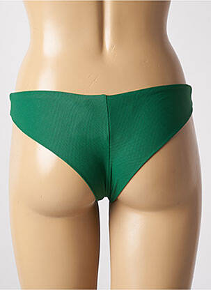 Chiloți de baie efect material satinat chiloți verde SEAFOLLY femeie