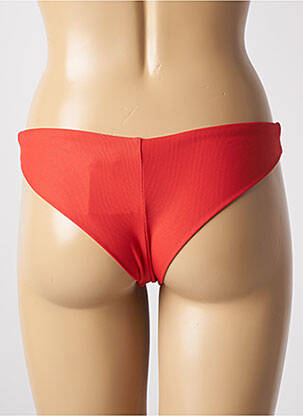 Chiloți de baie efect material satinat chiloți roșu SEAFOLLY femeie