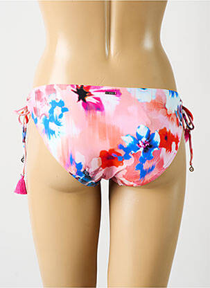 Chiloți de baie imprimeu floral bikini roz CYELL femeie