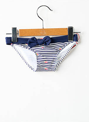 Chiloți de baie albastru BORABORA fată