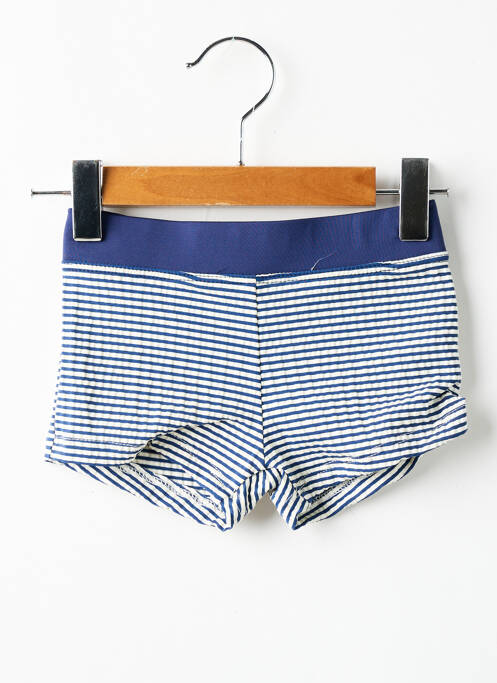 Chiloți de baie albastru BORABORA fată