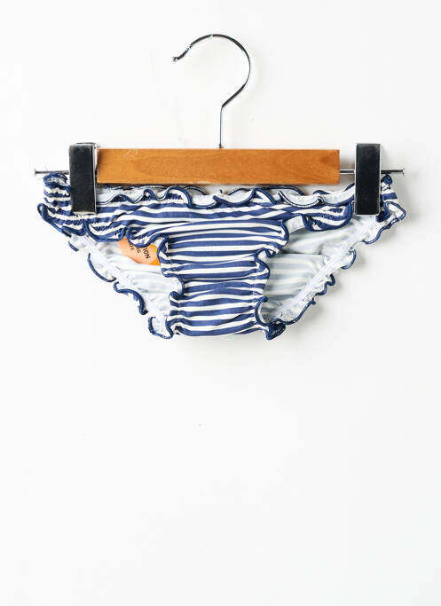 Chiloți de baie albastru BORABORA fată