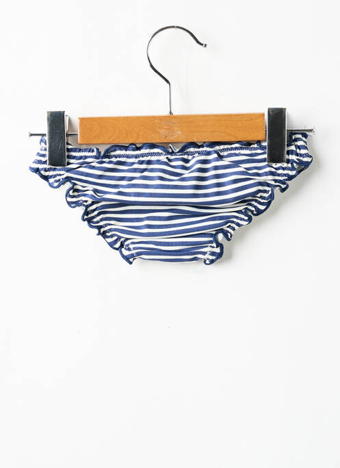 Chiloți de baie albastru BORABORA fată