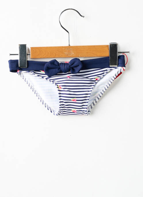 Chiloți de baie albastru BORABORA fată