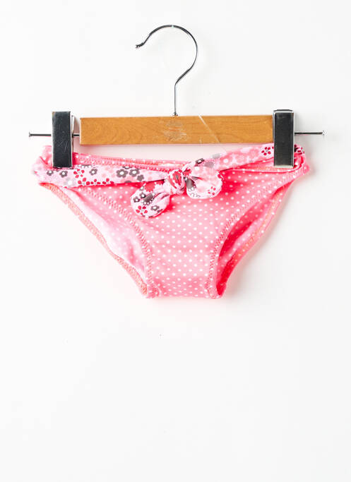 Chiloți de baie roz BORABORA fată