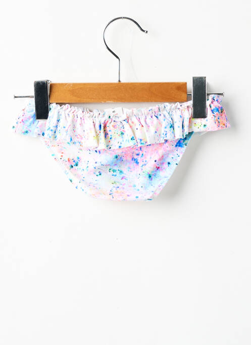 Chiloți de baie alb BORABORA fată