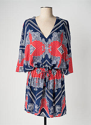 Rochie scurtă mâneci 3/4 mâneci 3/4 albastru SEAFOLLY femeie