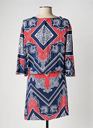 Rochie scurtă mâneci 3/4 mâneci 3/4 albastru SEAFOLLY femeie