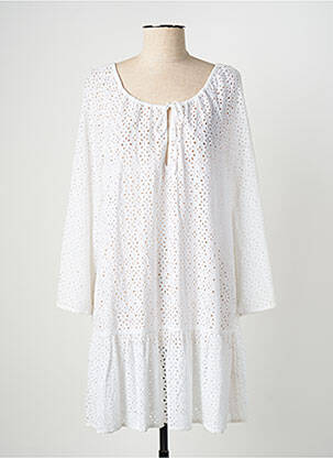 Rochie scurtă mâneci lungi mâneci lungi alb SEAFOLLY femeie