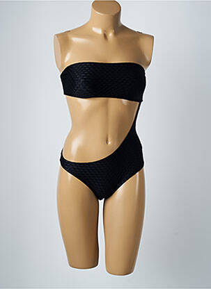 Costum de baie dintr-o singură piesă top bentiță top bentiță negru RIO DE SOL femeie