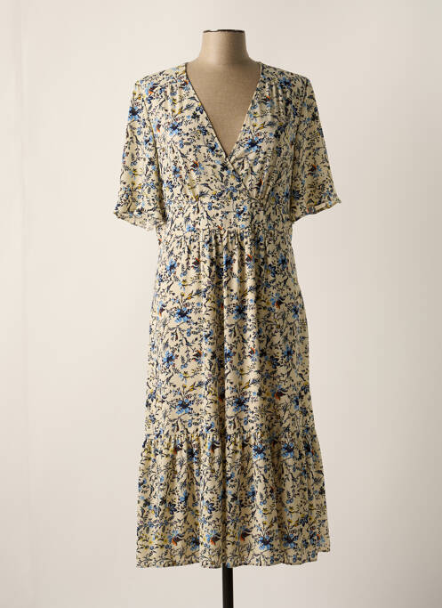 Rochie midi bej GERARD DAREL femeie