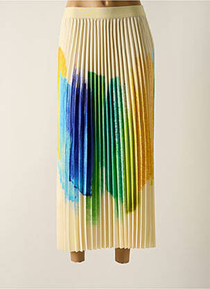 Fustă lungă galben LEO & UGO femeie