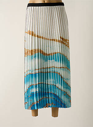 Fustă lungă alb LEO & UGO femeie