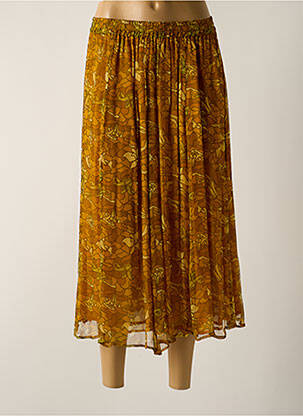 Fustă midi galben BELLA JONES femeie