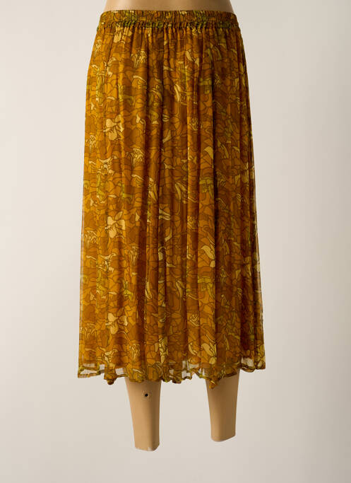 Fustă midi galben BELLA JONES femeie