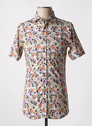 Cămașă cu mâneci scurte bej DESOTO bărbat