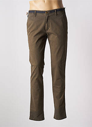 Pantalon chino elasticitate mărime normală verde MMX bărbat