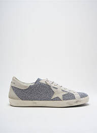 Adidași țesătură țesătură cu sclipici toc plat până la 3 cm argintiu GOLDEN GOOSE DELUXE BRAND femme