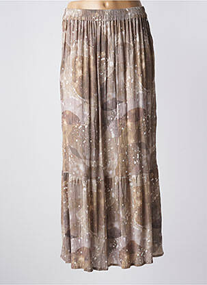 Fustă lungă bej AGATHE & LOUISE femeie