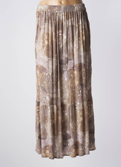 Fustă lungă bej AGATHE & LOUISE femeie