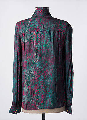 Cămașă țesătură crep mâneci lungi verde SCOTCH & SODA femeie