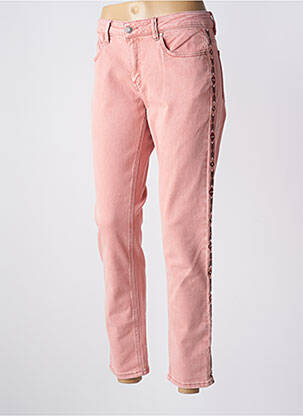 Blugi cu croială slim roz MKT STUDIO femeie